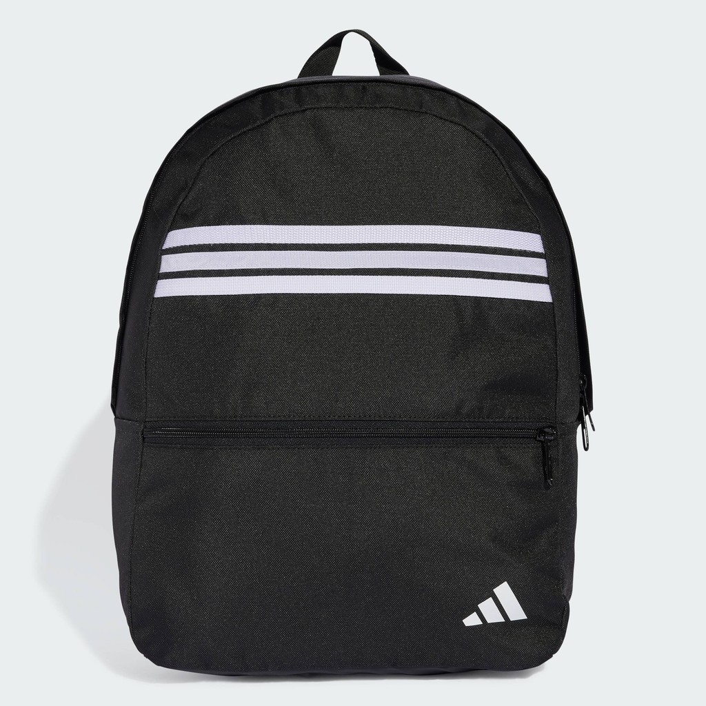 adidas Lifestyle Classic Back-to-School Stripes Backpack Unisex Black JD9564