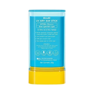 MizuMi มิซึมิ ยูวี แอรี่ ซัน สติ๊ก กันแดดแบบแท่ง SPF50+ PA++++ 20 กรัม
