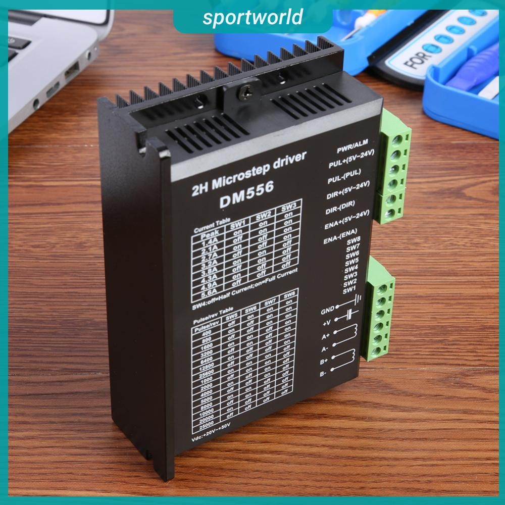 จัดส่งจากกรุงเทพ🚚 ไดรเวอร์สเต็ปมอเตอร์ดิจิทัล DM556 Digital Stepper Motor Driver 2-Phase 5.6A สําหรั