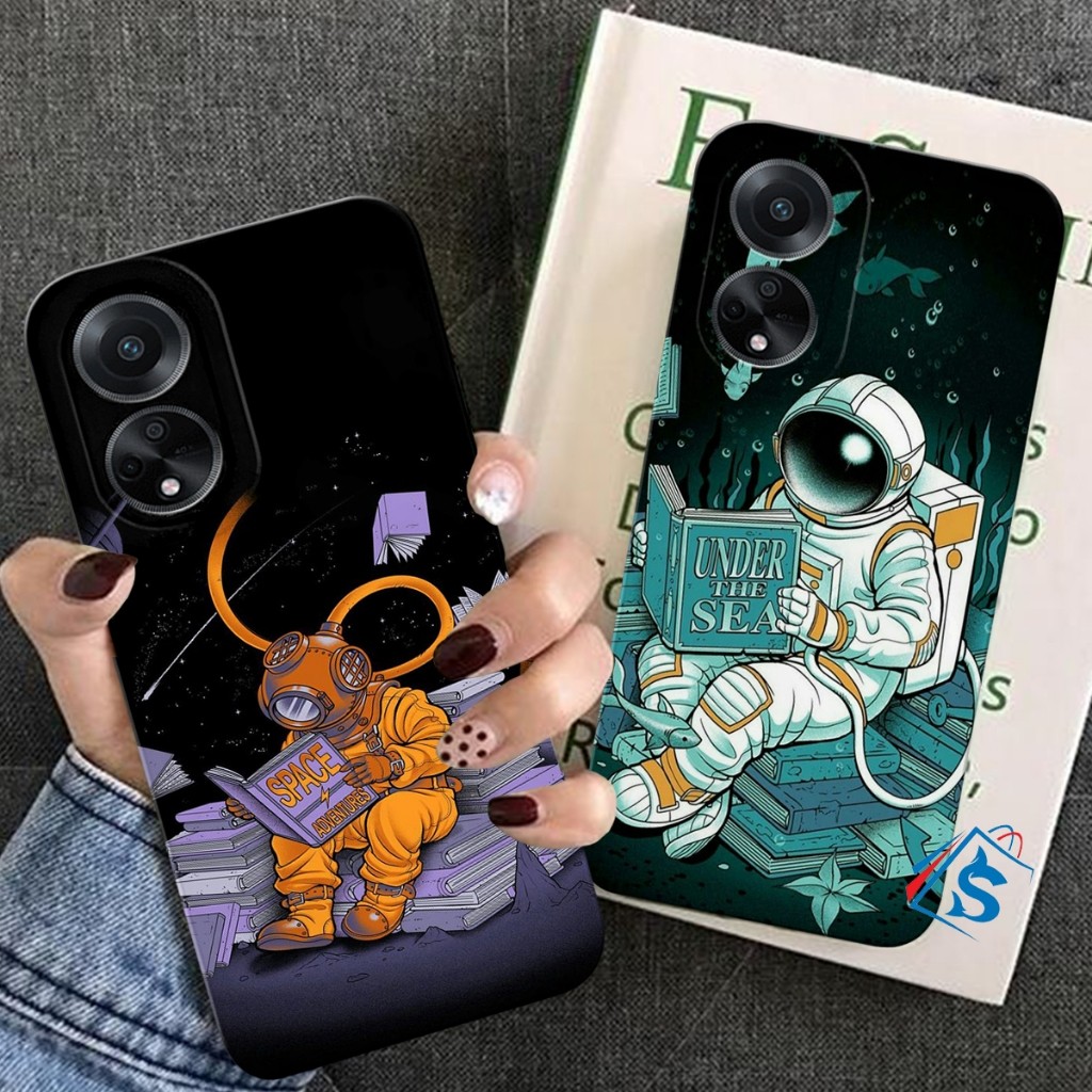 Softcase OPPO A18 A38 A17 A17K A58 4G/A58 5G A78 4G/A78 5G A79 5G A98 A16K A16E NASA - Oppo Casing -