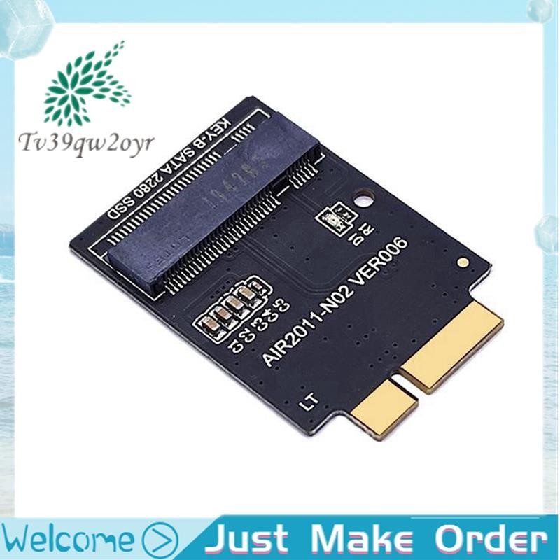 Tv39qw2oyrM.2 NGFF SATA SSD อะแดปเตอร์สําหรับ MacBook Air 2010 2011 A1369 A1370 M2 SSD Converter การ