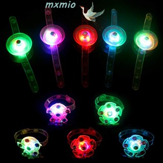 Mxmio สร้อยข้อมือไฟ LED กระพริบ ของเล่นคริสมาสต์ สําหรับเด็ก