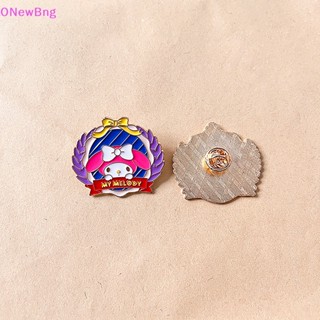 Onew เข็มกลัดโลหะ ลายการ์ตูน My Melody Cinnmoroll น่ารัก สําหรับตกแต่งเสื้อผ้า กระเป๋า