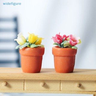 Widefigure โมเดลบ้านตุ๊กตาจิ๋ว 1:12 สําหรับตกแต่งบ้านตุ๊กตา 4 ชิ้น