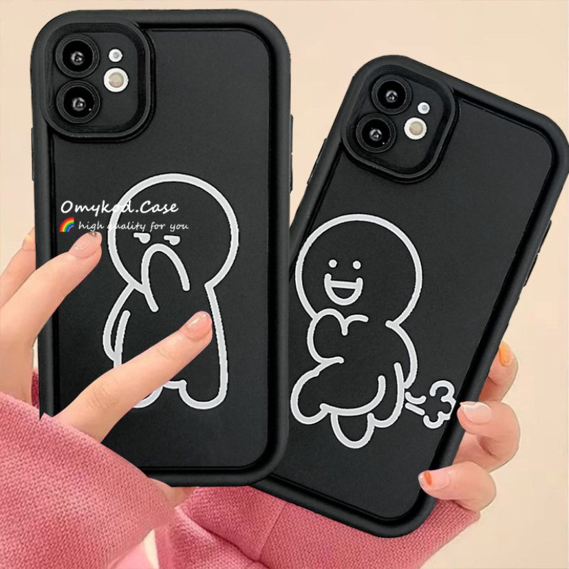 เคสป้องกันโทรศัพท์มือถือ แบบนิ่ม ลายคนตลก สําหรับ iPhone 15 14 13 11 12 Pro Max 8 7 6 6s Plus XR XS Max SE 2020