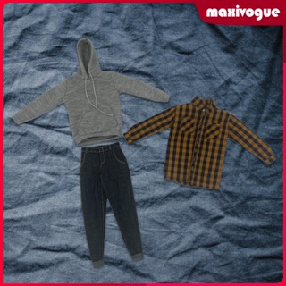 [Maxivogue] เสื้อฮู้ดดี้ 1/6 พร้อมกางเกง สําหรับฟิกเกอร์ 12 นิ้ว 3 ชิ้น