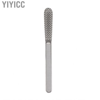 Yiyicc Stainless Steel Nail File Double Side Polished Portable Art Tool for Salon