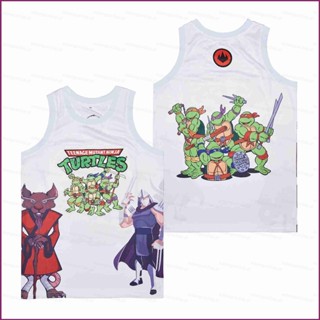 เสื้อกีฬาบาสเก็ตบอล ลายทีม Mutant Ninja Turtles Retro YP2 Tmnt พลัสไซซ์ สําหรับผู้ชาย และผู้หญิง PY2