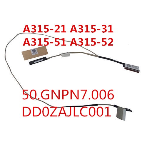 Acer A315-21 สายหน้าจอ A315-31 A315-51 52 Display DD0ZAJLC001