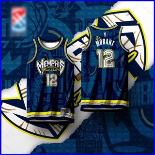 เสื้อกีฬาบาสเก็ตบอลลําลอง BS1 NBA Jersey 2022 GRIZZLIES MEMPHIS JA MORANT x HG พลัสไซซ์ สําหรับผู้ชาย และผู้หญิง SB1