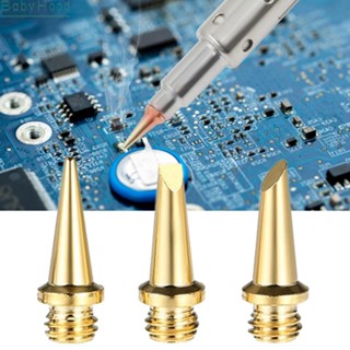 【Big Discounts】Soldering Iron Tip HS-1115K Replaceable Tool Welding Kit 3Pcs/set Copper#BBHOOD