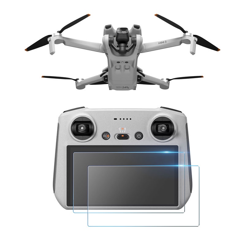 Startrc เหมาะสําหรับ DJI Air 3S/Mini 4 pro/Air 3 RC 2 พร้อมหน้าจอรีโมทคอนโทรลป้องกันการระเบิดฟิล์มนิรภัยฟิล์มป้องกันอุปกรณ์เสริม