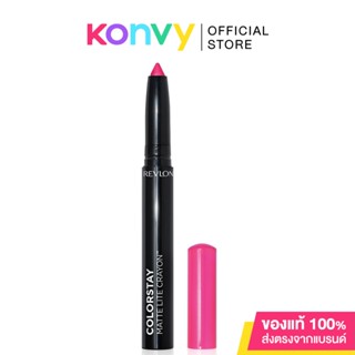 REVLON Colorstay Matte Crayon 1.4g #006 Lift Off เรฟลอน ลิปสติกแบบแท่งดินสอเนื้อแมทสีชัด ติดทน.