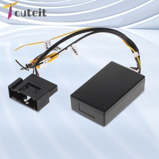 Tcuteit อะแดปเตอร์กล้องถอยหลัง RGB เป็น AV สําหรับ Volkswagen RCD510 12V