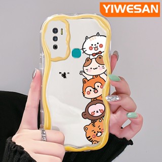 เคสโทรศัพท์มือถือแบบนิ่ม ใส กันกระแทก ลายการ์ตูนสัตว์น่ารัก สําหรับ Infinix Hot 9 Pro Hot 9 Play Hot 12 Play