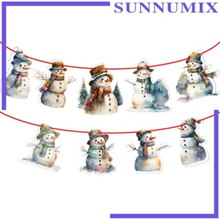 [Sunnimix] แบนเนอร์กระดาษ หลากสี สําหรับแขวนตกแต่งปาร์ตี้ฮาโลวีน บ้านผีสิง