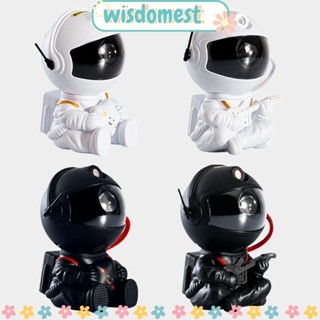 Wisdomest โคมไฟโปรเจคเตอร์ รูปดาวนักบินอวกาศ สําหรับตกแต่งห้องนอน