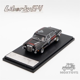 Liberty64 โซแน็กซ์ 1:64 W109 300 SEL 6.8 #3 โมเดลรถยนต์ Diecast สีดํา