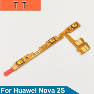  ปุ่มปรับระดับเสียง ปุ่มเปิดปิด สายแพ แบบเปลี่ยน สําหรับ Huawei Nova 2S HWI-AL00