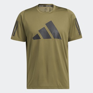 adidas เทรนนิง เสื้อยืด Freelift ผู้ชาย สีเขียว HE6802