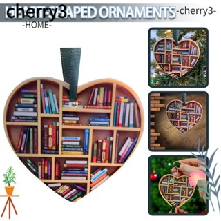 Cherry3 จี้ชั้นวางหนังสือ เซรามิค อะคริลิค ของขวัญคริสต์มาส