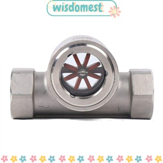 Wisdomest เครื่องวัดการไหลของน้ํา สเตนเลส 304 SG-YL11-1 ความแม่นยําสูง 1 นิ้ว NPT