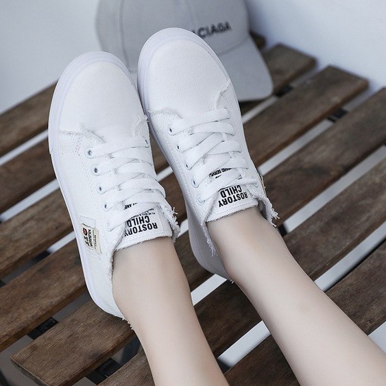 ( HS-22 ) โค้ด HISA549  โค้ดเพิ่ม 15%  สูงสุด 30.- Hiso รองเท้าผ้าใบหลากสีใส่เล่นหรือใส่ไปเที่ยวได้หมดทุกส