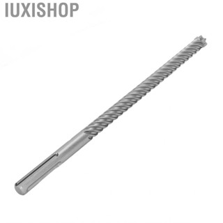 Iuxishop Impact Drill Bit 285mm Drilling Depth 400mm Length Easy Installation 6 Flute 20mm Hole Carbide Tip Spiral for Brick