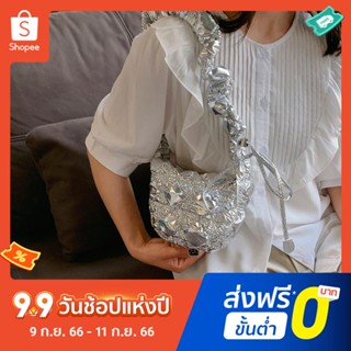 กระเป๋าใต้วงแขน Soft bag กระเป๋าสะพายไหล่ แบบนิ่ม น้ําหนักเบา สามารถพับได้ แฟชั่นทันสมัย สไตล์เกาหลี สําหรับผู้หญิง และนักเรียนกระเป๋าเกาหลี กระเป๋าสะพายข้าง กระเป๋าสะพายข้างผู้หญิง กระเป๋าสะพาย กระเป๋าผู้หญิง กระเป๋าสะพายไหล่ กระเป๋าแฟชั่นผู้หญิง