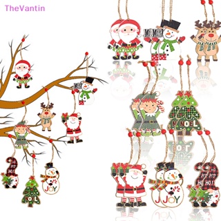 Thevantin จี้ต้นคริสต์มาส สําหรับแขวนตกแต่งบ้าน 4 ชิ้น ต่อชุด