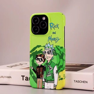 ใหม่ เคสโทรศัพท์มือถือ ลาย Rick and Morty ตลกน่ารัก สําหรับ iPhone 14promax QYJS 13 12 11 13pro xs 11promax 14plus 14 13promax