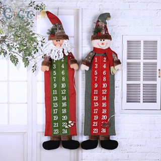 ⭐NEW ⭐Christmas Countdown Snowman Style Wood 23*90cm Christmas Advent Calendar