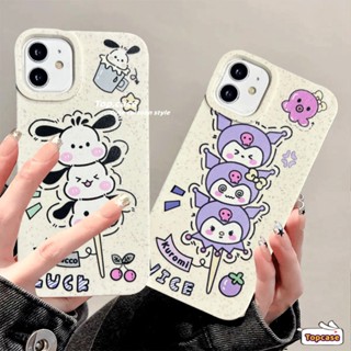 เคสโทรศัพท์มือถือ แบบนิ่ม ลายการ์ตูนคุโรมิน่ารัก สําหรับ iPhone 15 14 13 12 11 Pro Max X XR Xs Max 8 7 6 6s Plus SE 2020