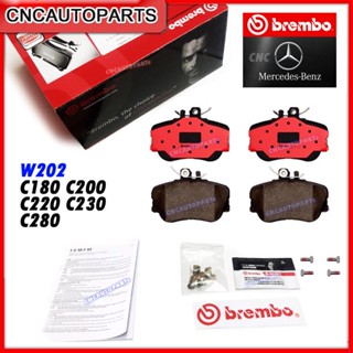 BREMBO ผ้าเบรคหน้า BENZ W202 C180 C200 C220 C230 C280 / TRW GDB1094 / OE 0024202120 , 0024202220 / ATE 13046029752