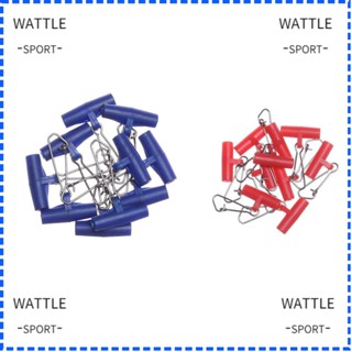 Wattle คลิปตะขอตกปลา S/L 10 ชิ้น