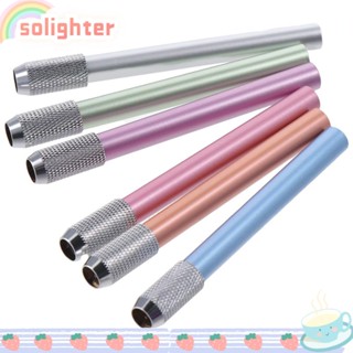 Solighter ดินสอโลหะ ยาว 6 สี สําหรับเขียนสเก็ตช์ภาพ 6 ชิ้น