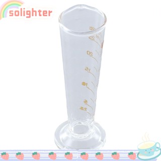 SOLIGHTER ถ้วยตวงพลาสติก ฐานกลม หนา 25 มล. สําหรับห้องทดลอง