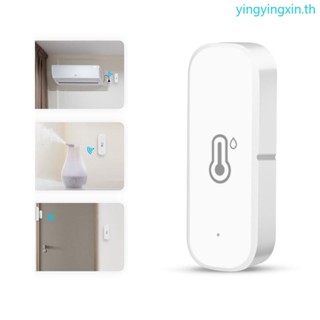 Yin เครื่องวัดอุณหภูมิความชื้น WiFi เซนเซอร์ พร้อมรีโมตคอนโทรล แจ้งเตือนแอพ