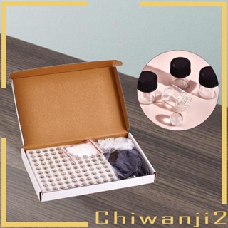 [Chiwanji2] ขวดน้ํามันหอมระเหย แบบใส ขนาดเล็ก 2 มล. 100 ชิ้น สําหรับขวดน้ํามันหอมระเหยใส 2 มล.