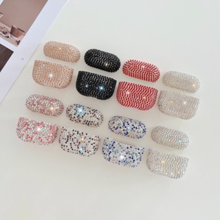 เคสหูฟังบลูทูธ ประดับเพชรเทียม สําหรับ Airpods pro 1 2 3 Generation