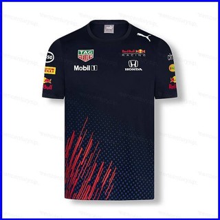 Gp1 เสื้อยืดแขนสั้นลําลอง แห้งเร็ว พลัสไซซ์ ลายทีมแข่งรถ F1 Red Bull PG1 2021