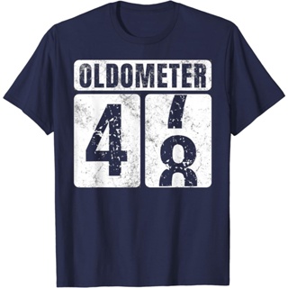 เสื้อยืด ลาย Oldometer 48 สไตล์วินเทจ ของขวัญวันเกิด 48 ปี