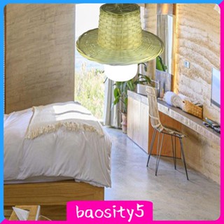 [Baosity5] โคมไฟหวายไม้ไผ่ สําหรับแขวนตกแต่งห้องนอน ร้านอาหาร