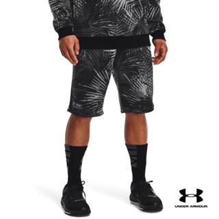 Under Armour UA Mens UA Rival Fleece Sport Palm Shorts อันเดอร์ อาร์เมอร์ กางเกงขาสั้น เทรนนิ่ง สำหรับผู้ชาย