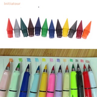 [Initiatour] ชุดปลายดินสอ 2B 12 สี 10 ชิ้น