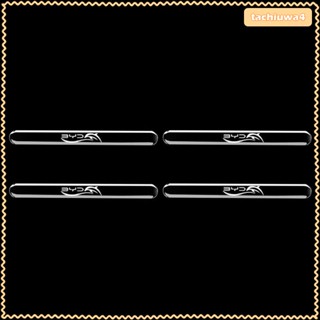 [Tachiuwa] สติกเกอร์ติดมือจับประตูรถยนต์ กันรอยขีดข่วน กันชน ลายปลาโลมา 4 ชิ้น