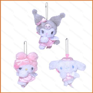 พวงกุญแจ จี้ตุ๊กตา KTS Sanrio Angel Kuromi Meledy Cinnamoroll ของเล่นสําหรับเด็ก