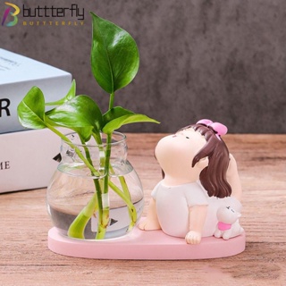 Buttterfly แจกันดอกไม้ไฮโดรโปนิก สไตล์โมเดิร์น สําหรับตกแต่งห้องนั่งเล่น โยคะ