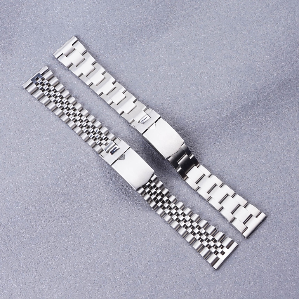 สายนาฬิกาข้อมือเหล็ก สีเงิน สําหรับ Tudor 20 22 มม. Solid End 316L rolex daytona WatchBand Strap BlackBay 41 58