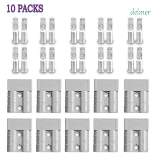 Delmer อะไหล่ปลั๊กชาร์จ DC 10 ชิ้น สําหรับ Anderson Style Plug 10 ชิ้น